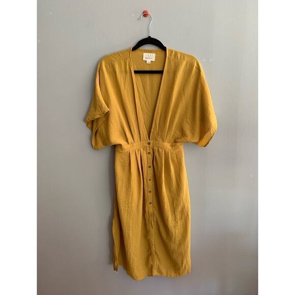 Lost & Wander Linen Wrap Dress - Picture 1 of 3